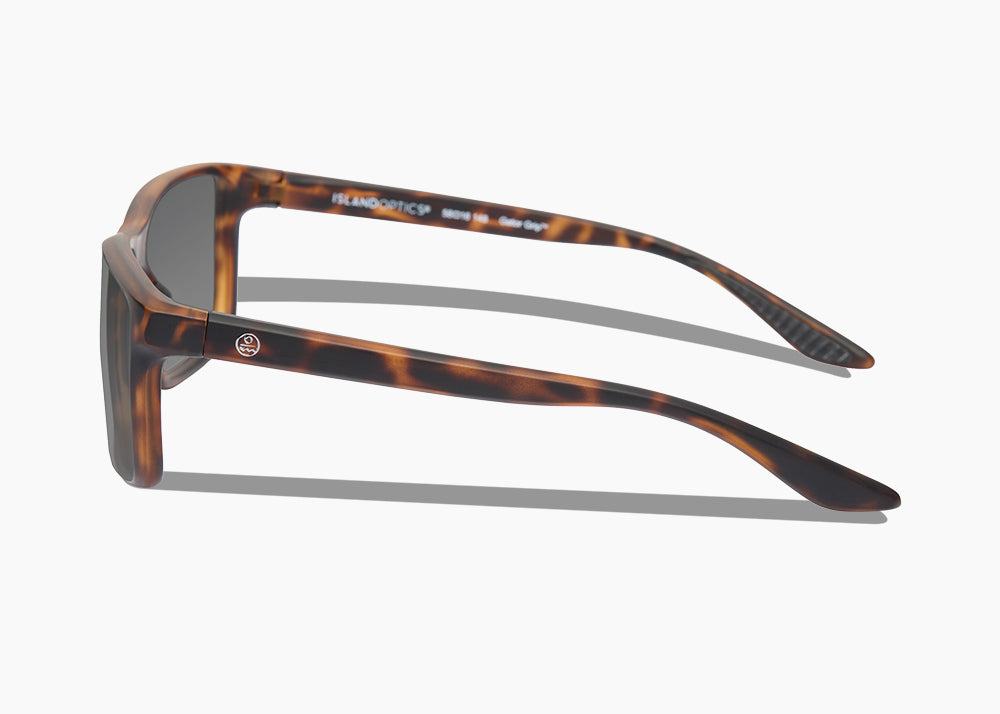 frame|matte tortoise|lens|gray 12