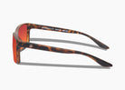 frame|matte tortoise|lens|red sunset mirror