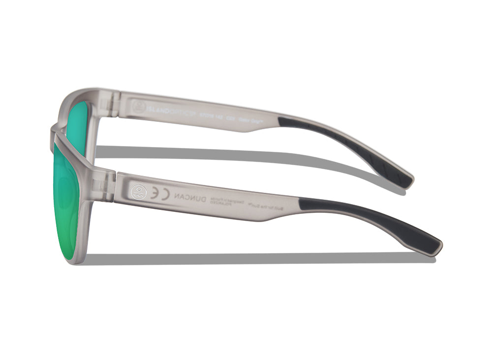 frame|matte translucent gray|lens|green flash mirror