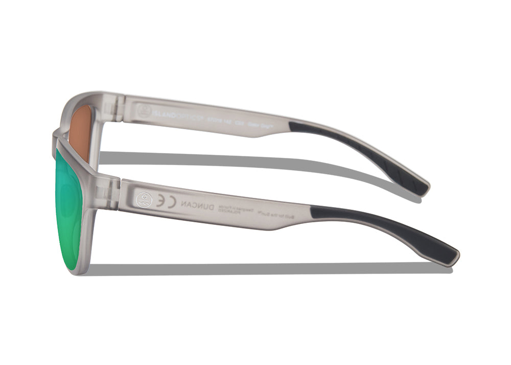 matte translucent gray|green flash mirror