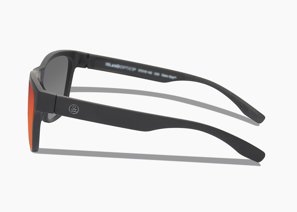 matte black|red sunset mirror