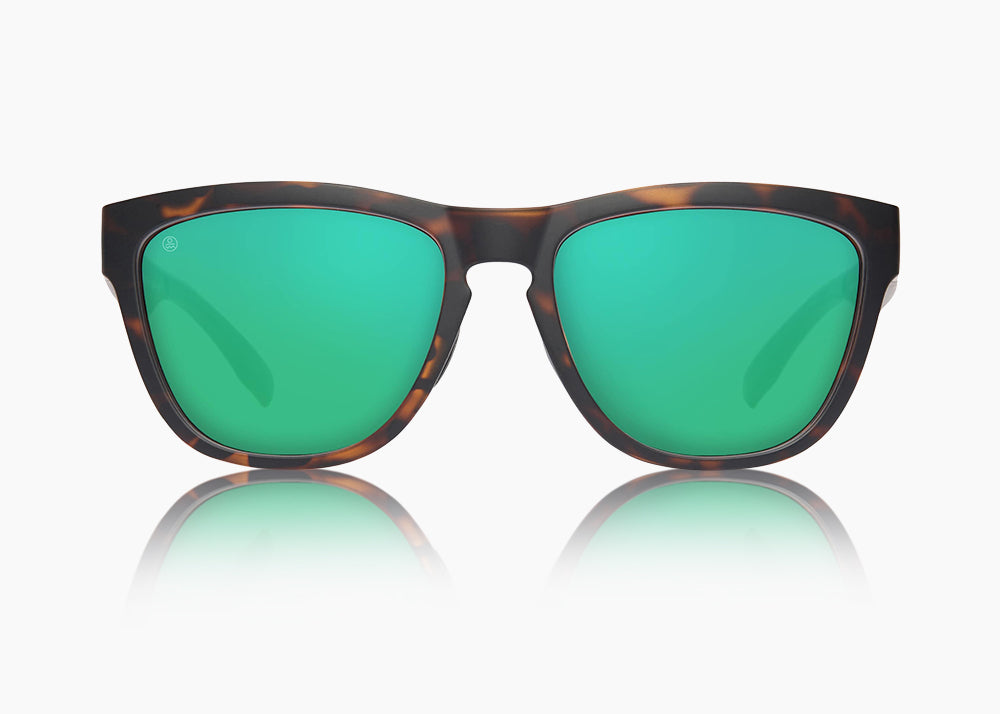matte tortoise|green flash mirror