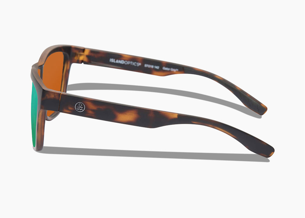 matte tortoise|green flash mirror