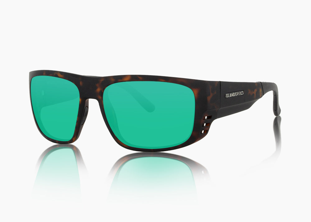 matte tortoise|green flash mirror