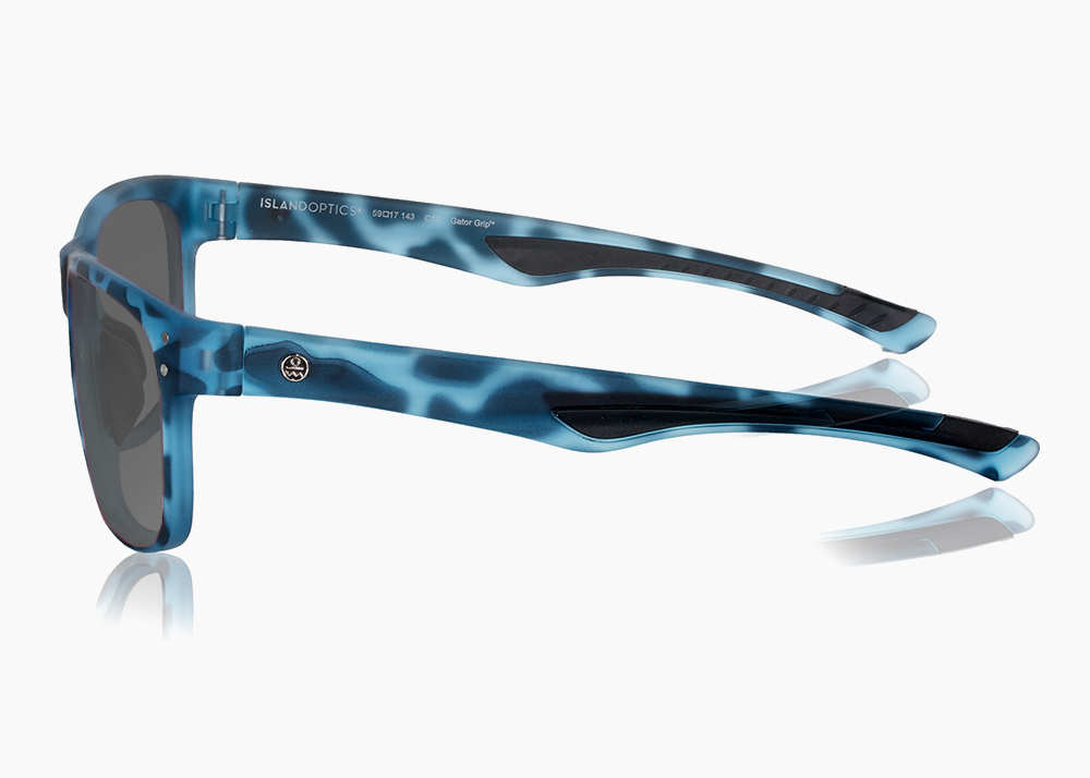 matte blue aqua tortoise|gray 12