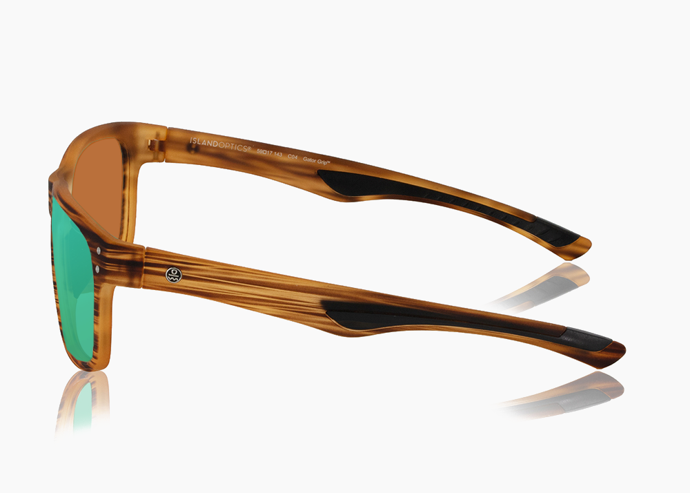 wood grain|green flash mirror