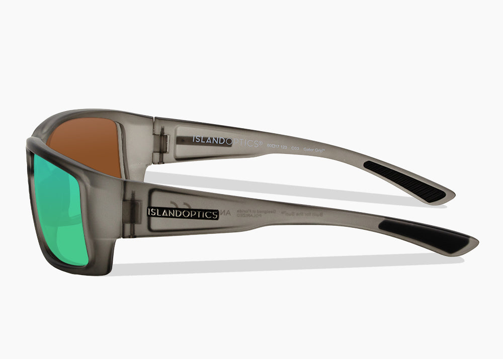 matte translucent gray|green flash mirror