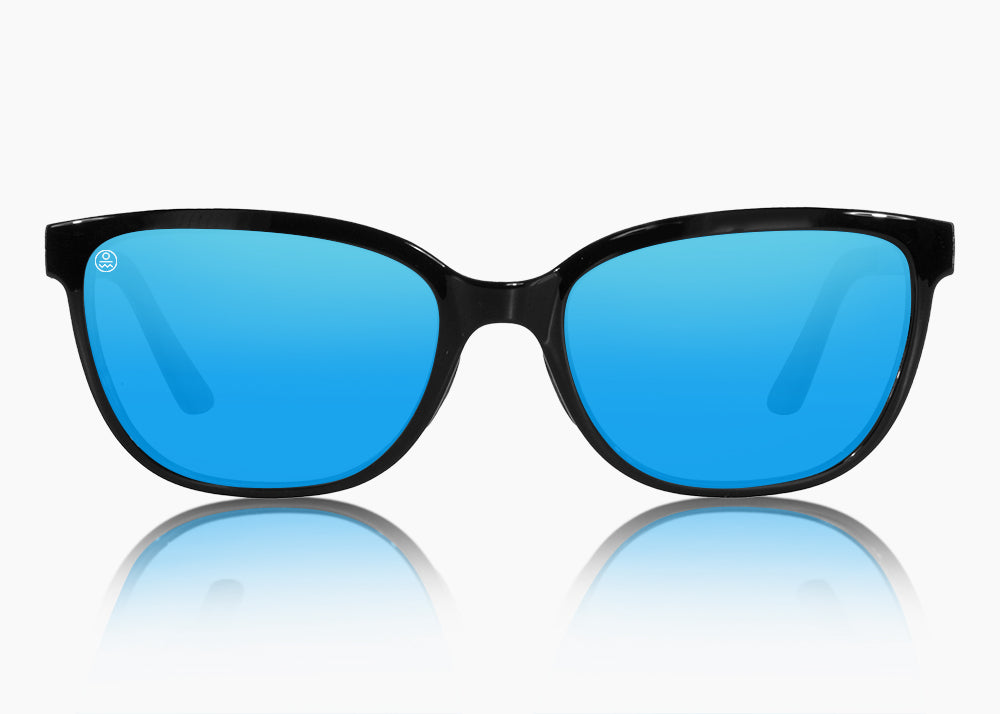 Gloss black|blue flash mirror