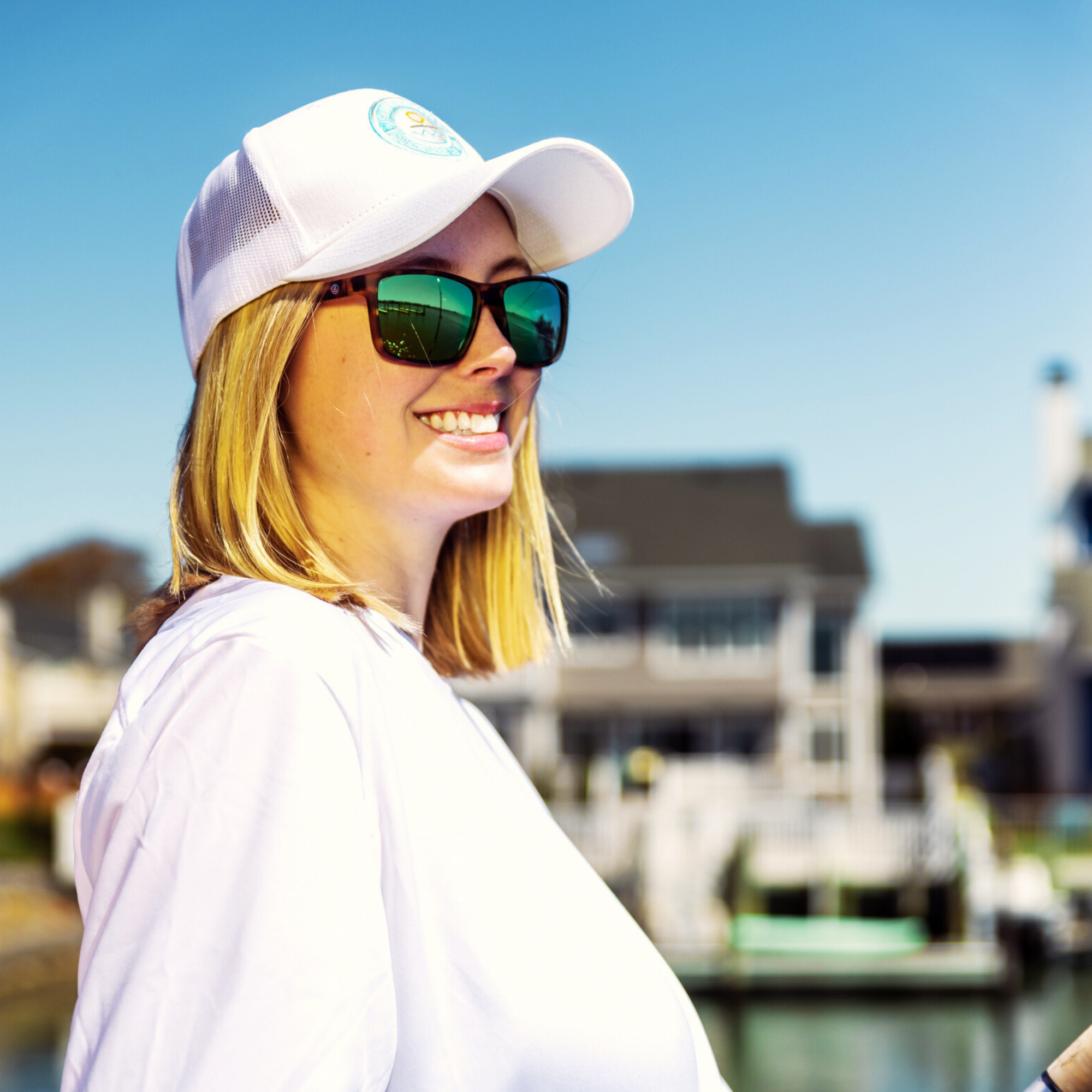 matte tortoise|blue flash mirror