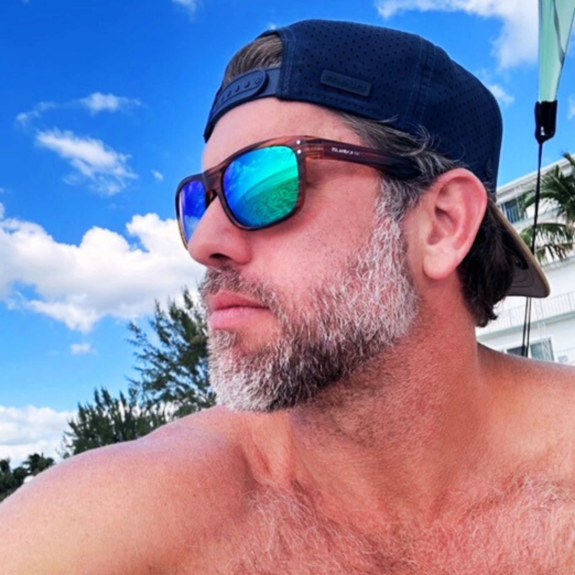 wood grain|green flash mirror