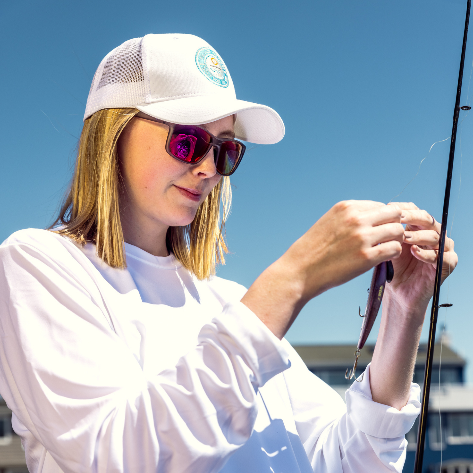 matte translucent gray|red sunset mirror