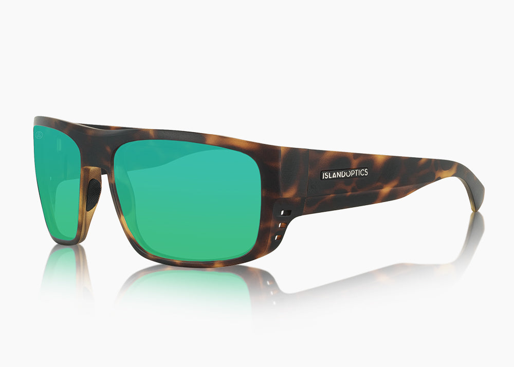 matte tortoise|green flash mirror