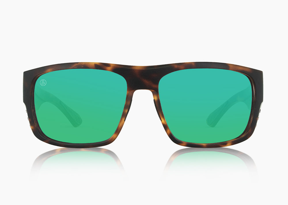 matte tortoise|green flash mirror