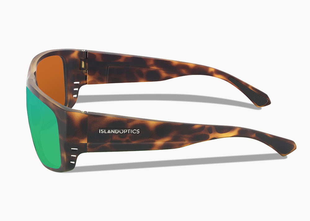 matte tortoise|green flash mirror