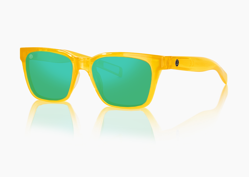 translucent mango|green flash mirror