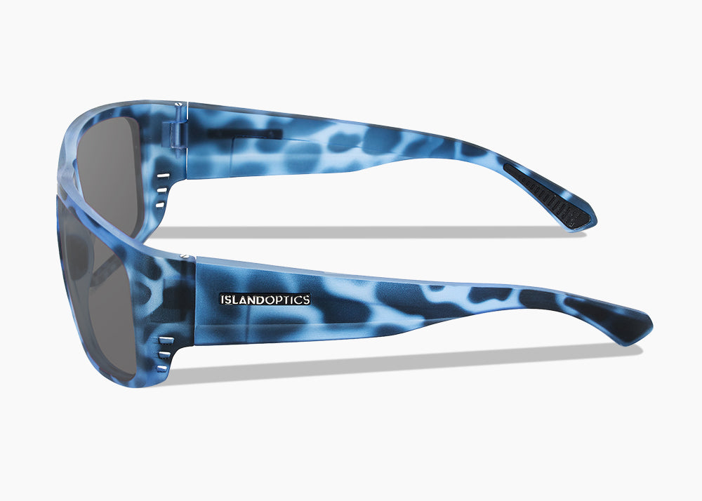 matte blue aqua tortoise|gray 12