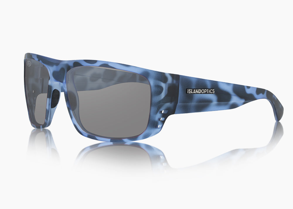 matte blue aqua tortoise|gray 12