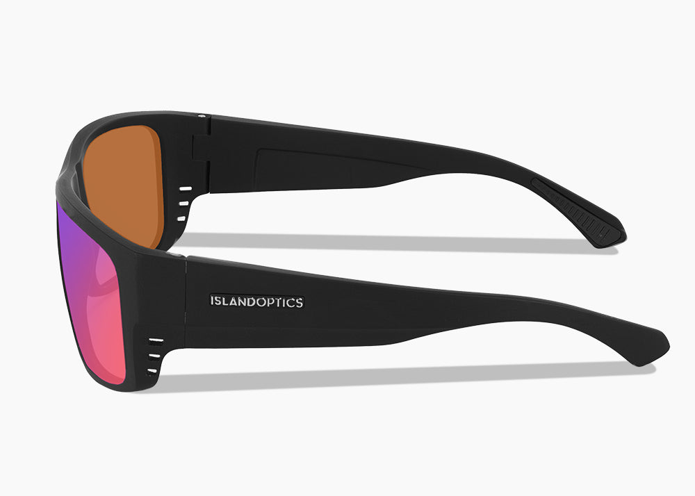 frame|matte black|lens|purple nova mirror
