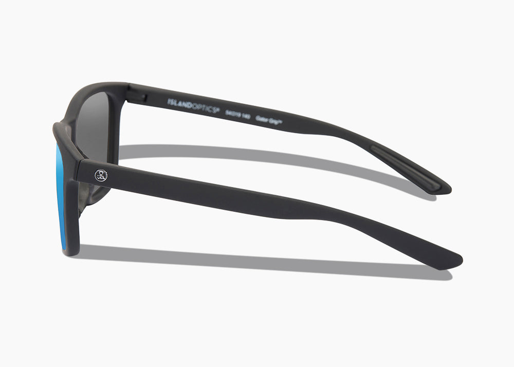 matte black|blue flash mirror