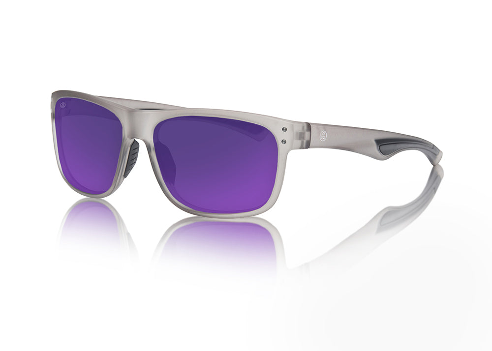 frame|matte translucent gray|lens|purple nova mirror
