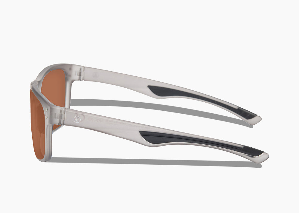 frame|matte translucent gray|lens|brown 12