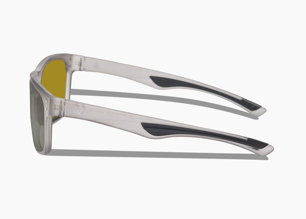 matte translucent gray|yellow low light