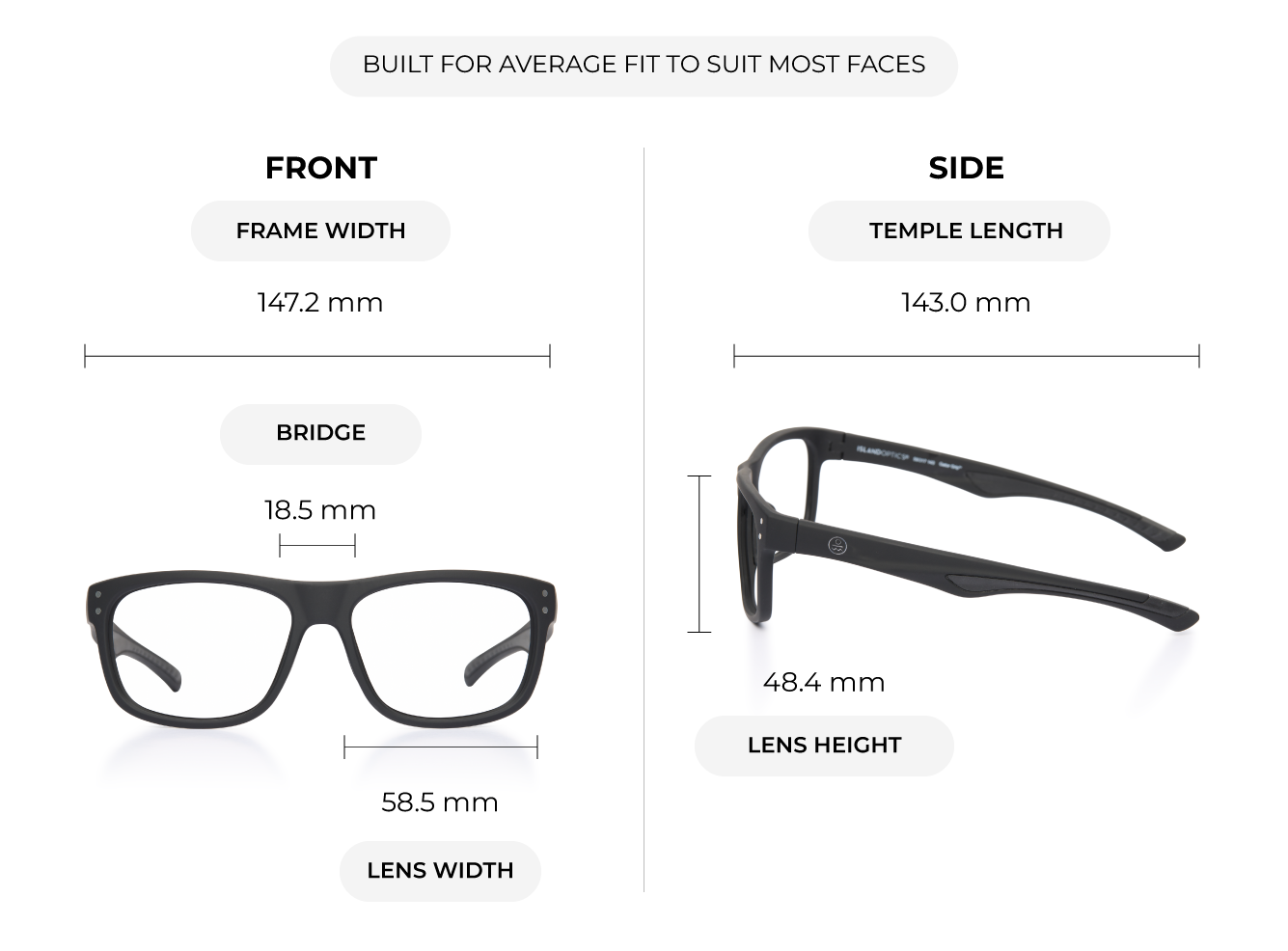 Noord frame size guide