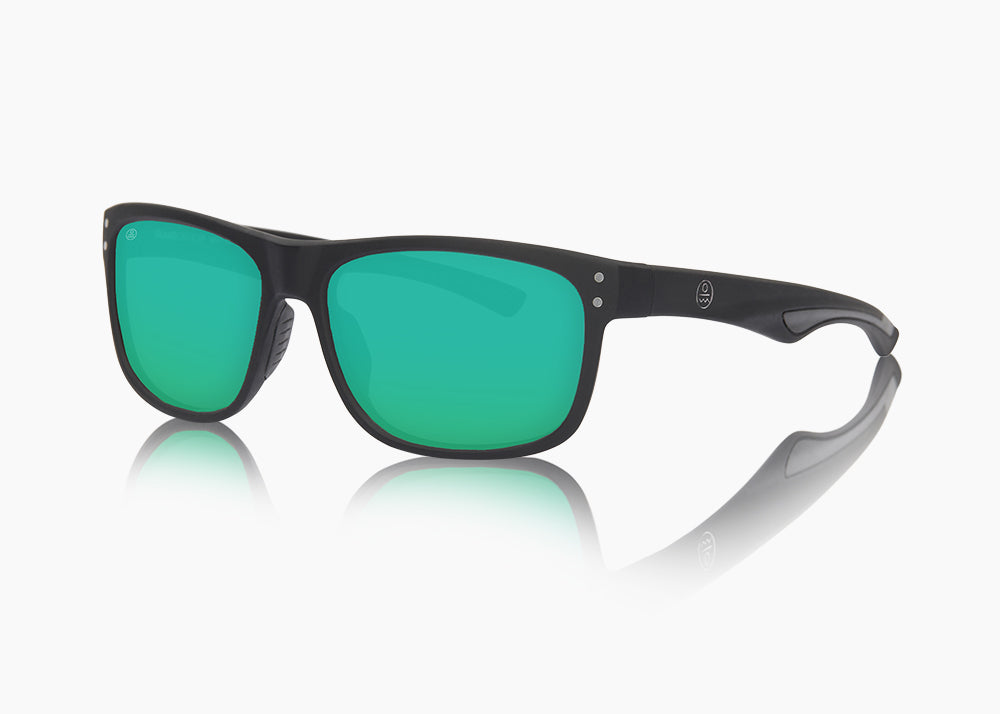 matte black|green flash mirror