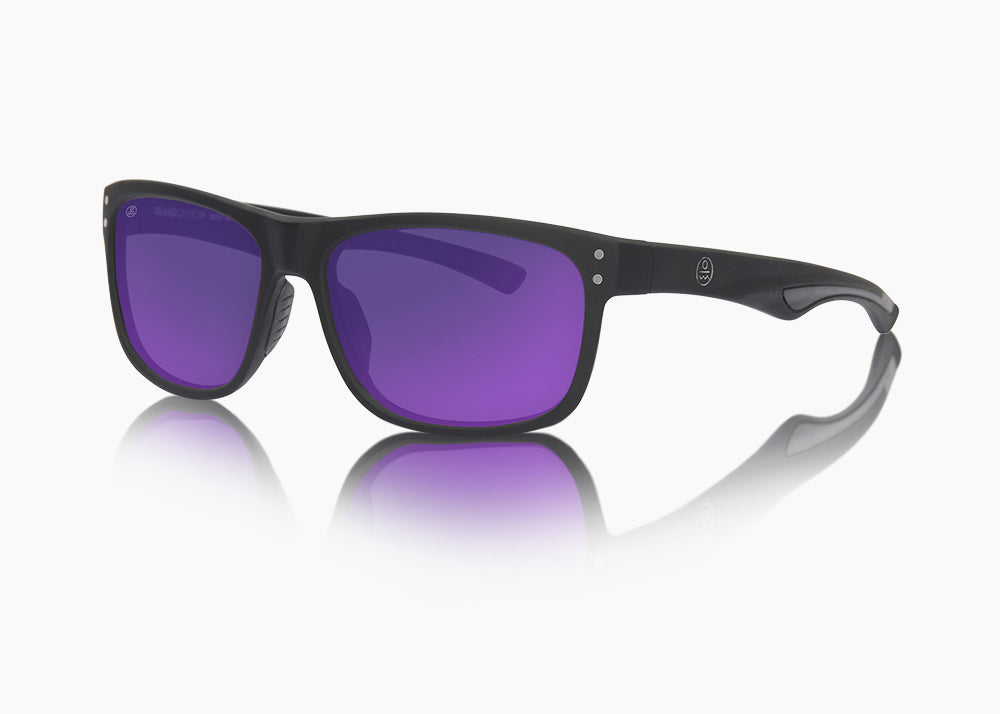 frame|matte black|lens|purple nova mirror