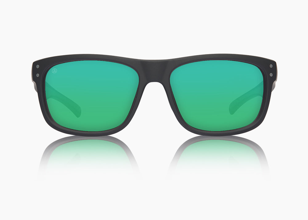 matte black|green flash mirror