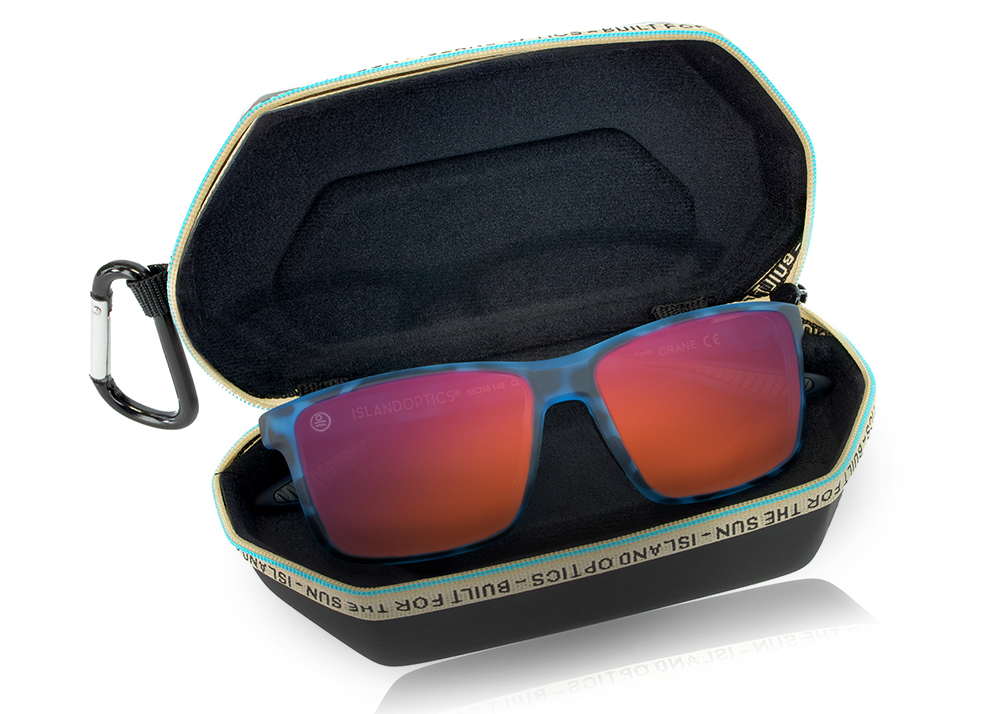 matte blue aqua tortoise|red sunset mirror