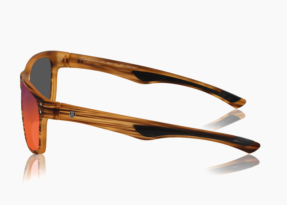 wood grain|red sunset mirror