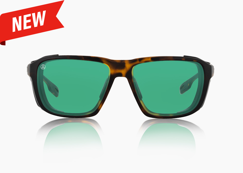 matte tortoise|green flash mirror