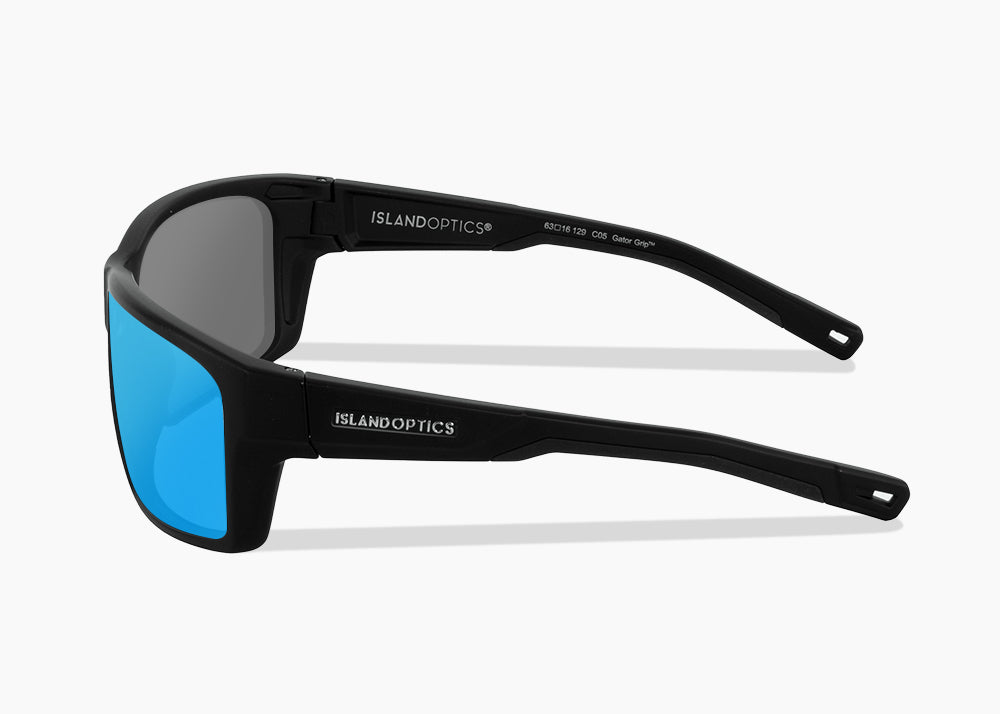 matte black|blue flash mirror