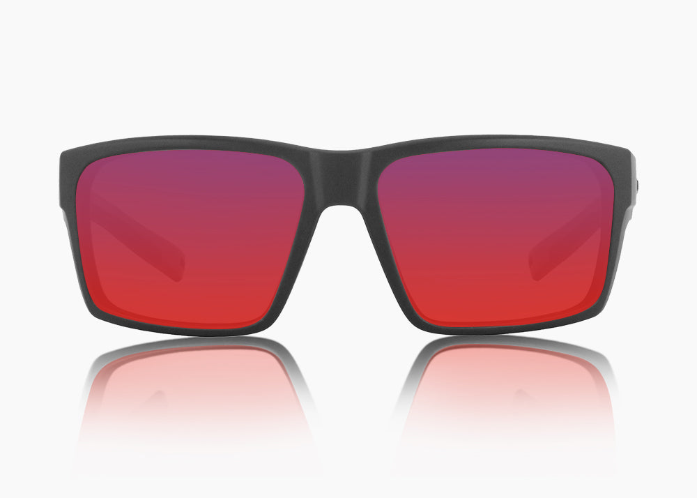 smoke gray|red sunset mirror