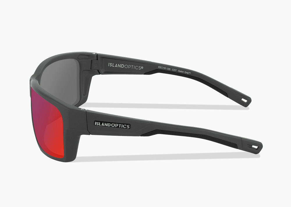 smoke gray|red sunset mirror