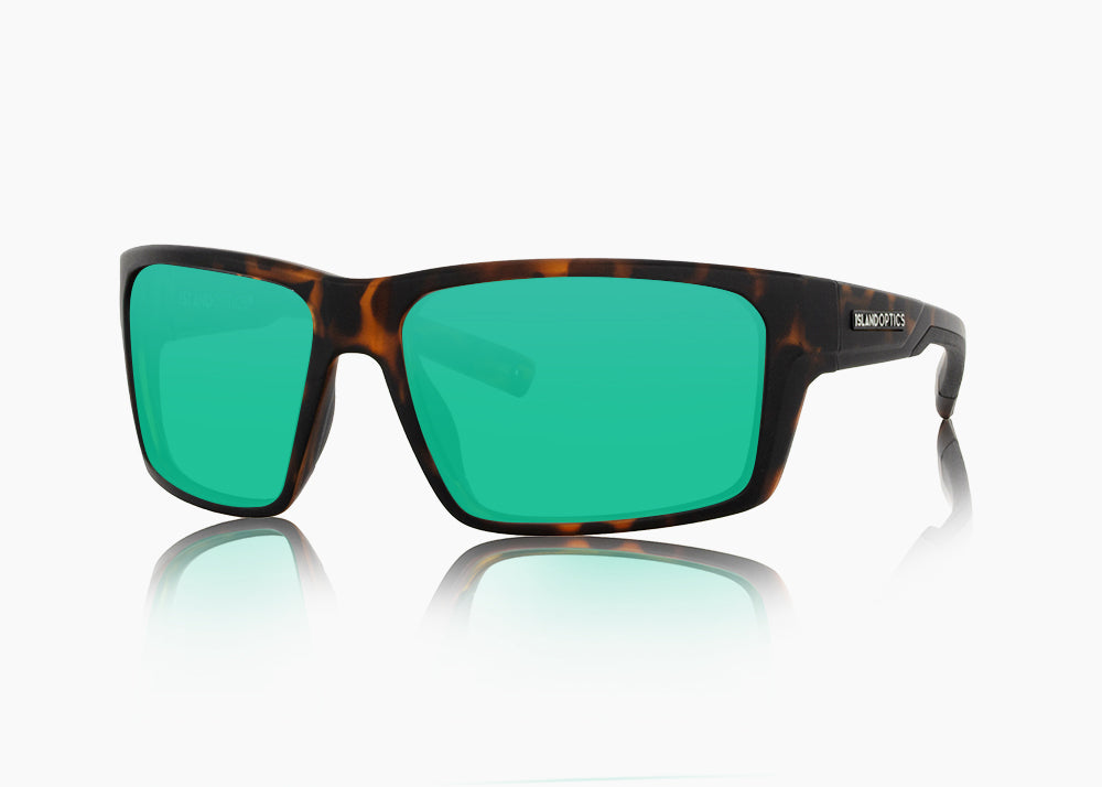 matte tortoise|green flash mirror