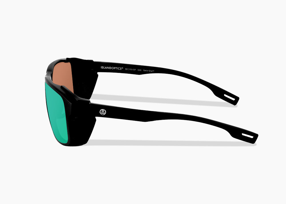 matte black|green flash mirror