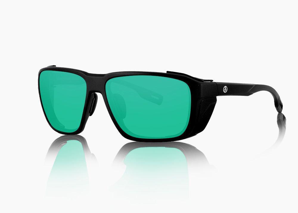 matte black|green flash mirror