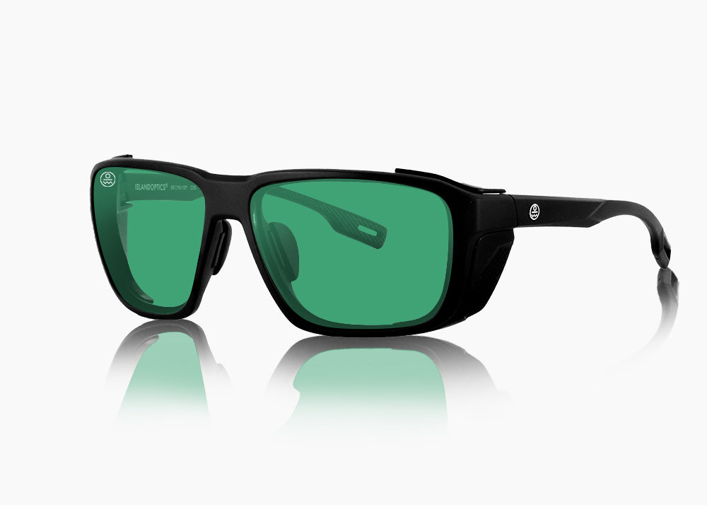 matte black|green flash mirror