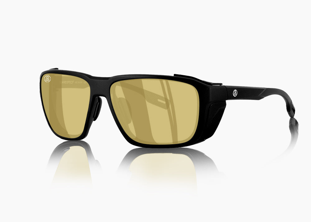 matte black|yellow low light