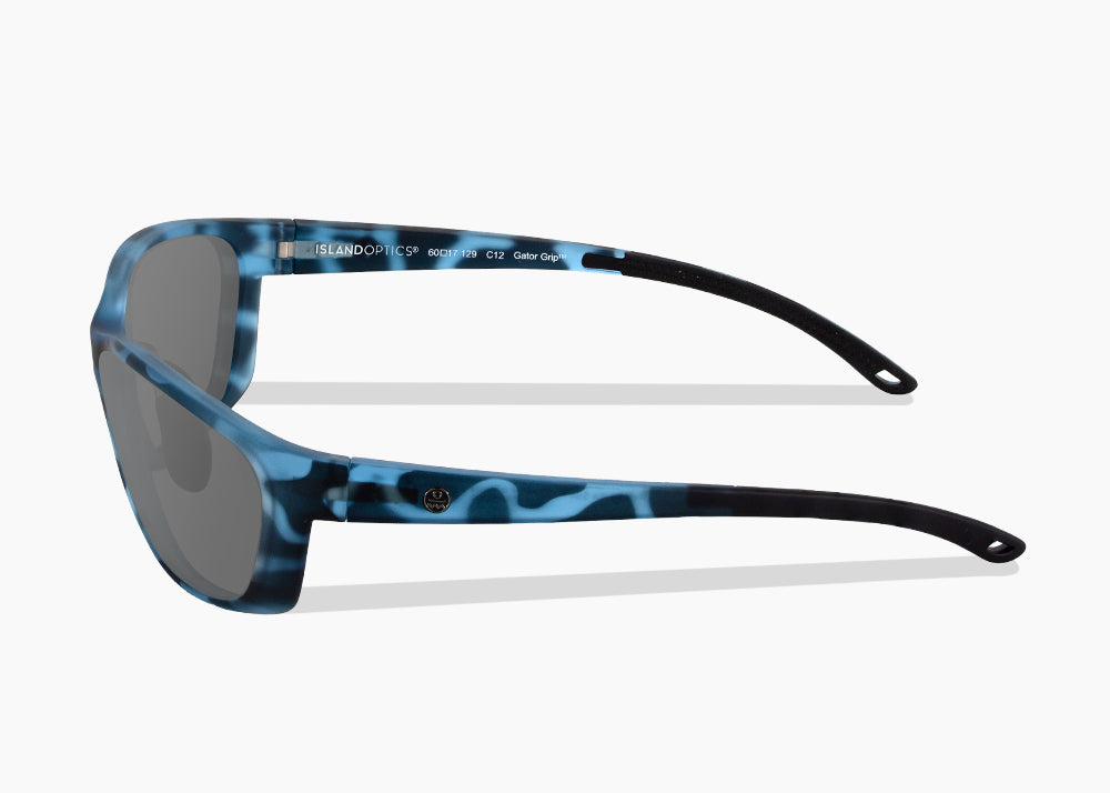 matte blue aqua tortoise|gray 12