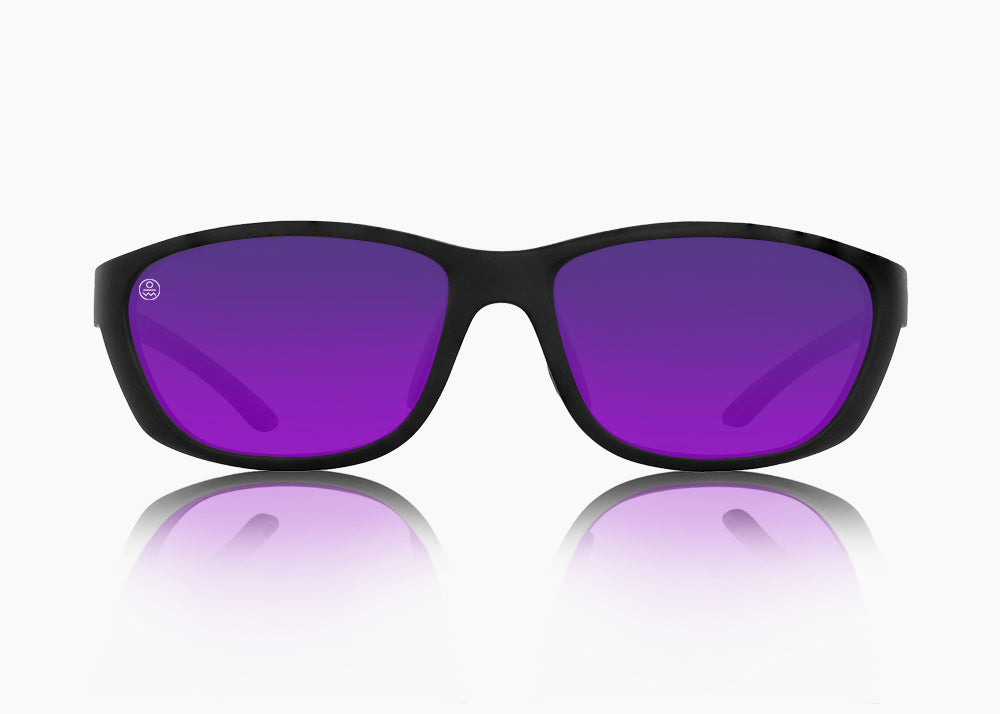 matte black|purple nova mirror