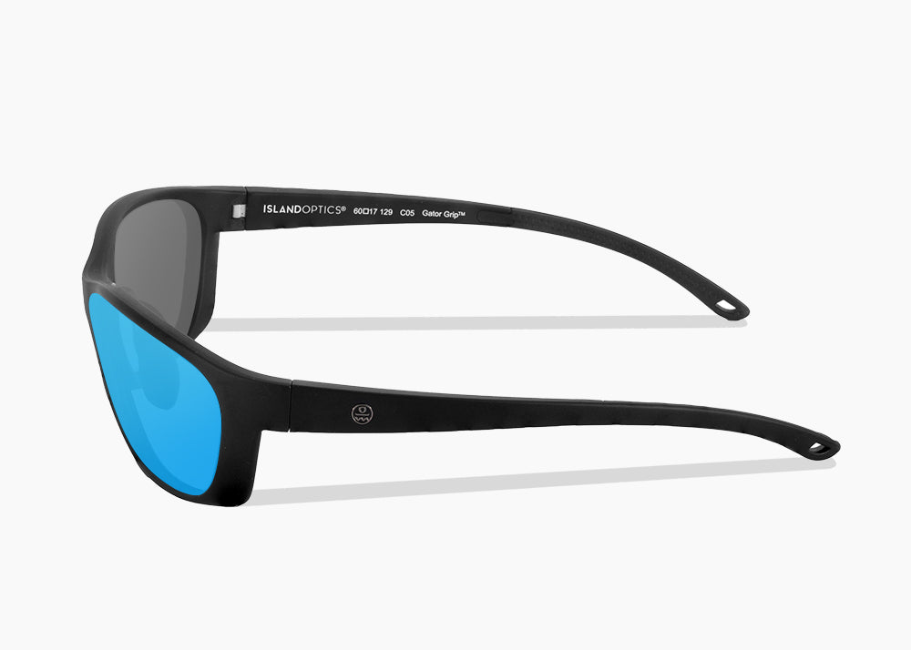 matte black|blue flash mirror