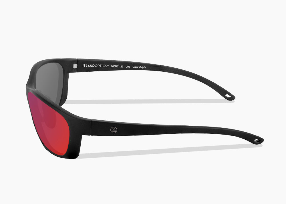 matte black|red sunset mirror