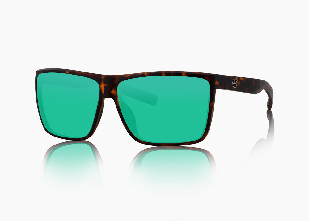 matte tortoise|green flash mirror