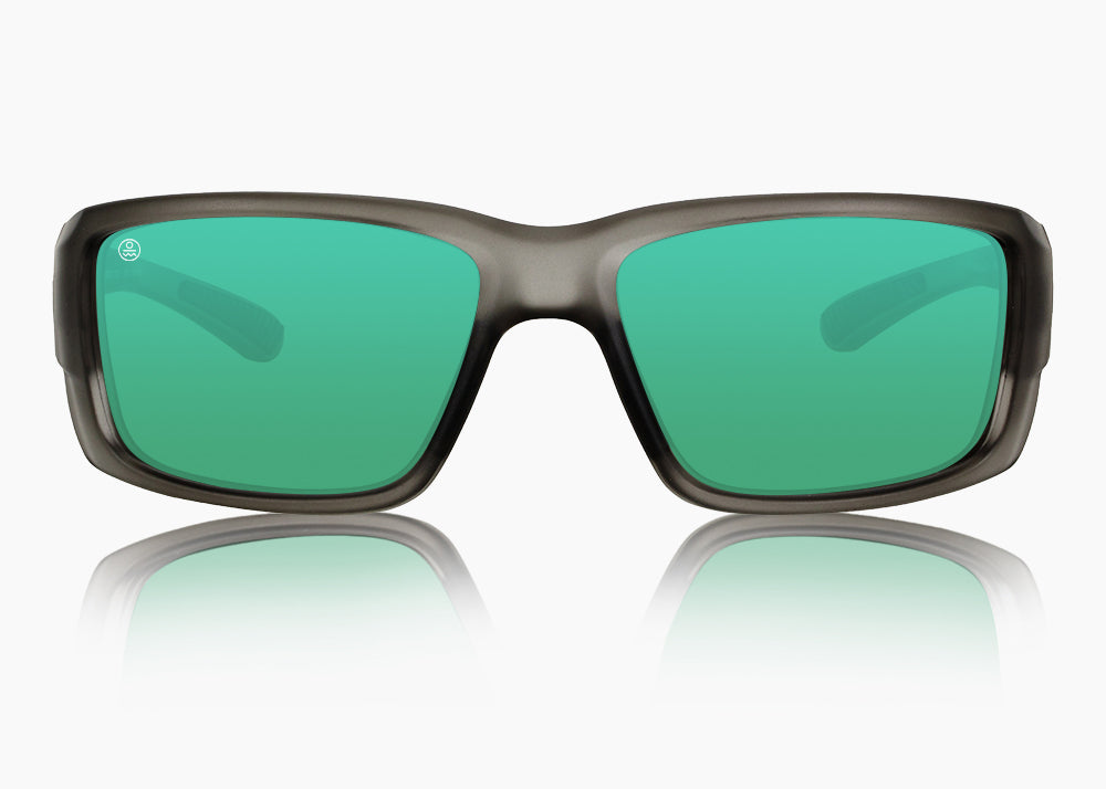 matte translucent gray|green flash mirror