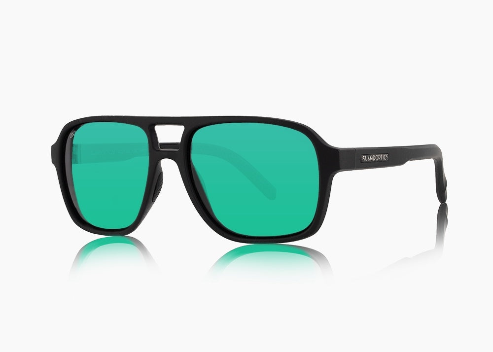matte black|green flash mirror