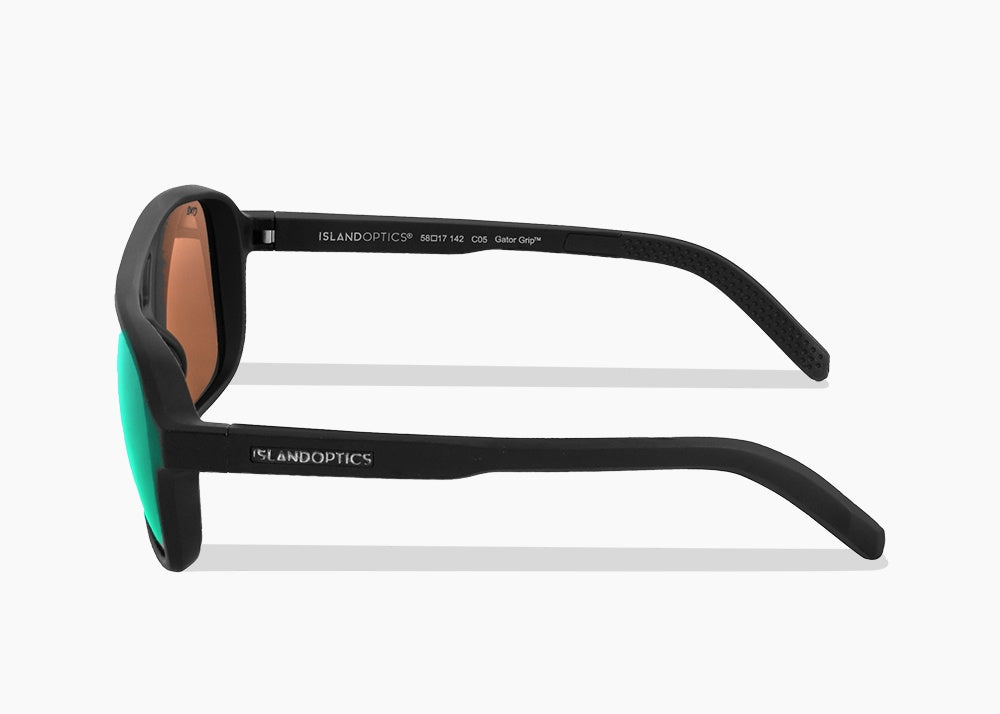 matte black|green flash mirror