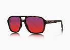 matte tortoise|red sunset mirror